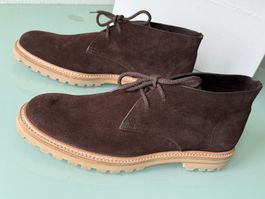 BALLY Gills Braun Chukka Wildleder Stiefel Desert Boots 44