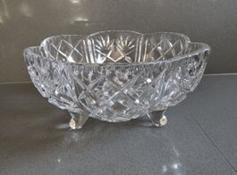 VINTAGE KRISTALL - Schale /  HAND - Geschliffen