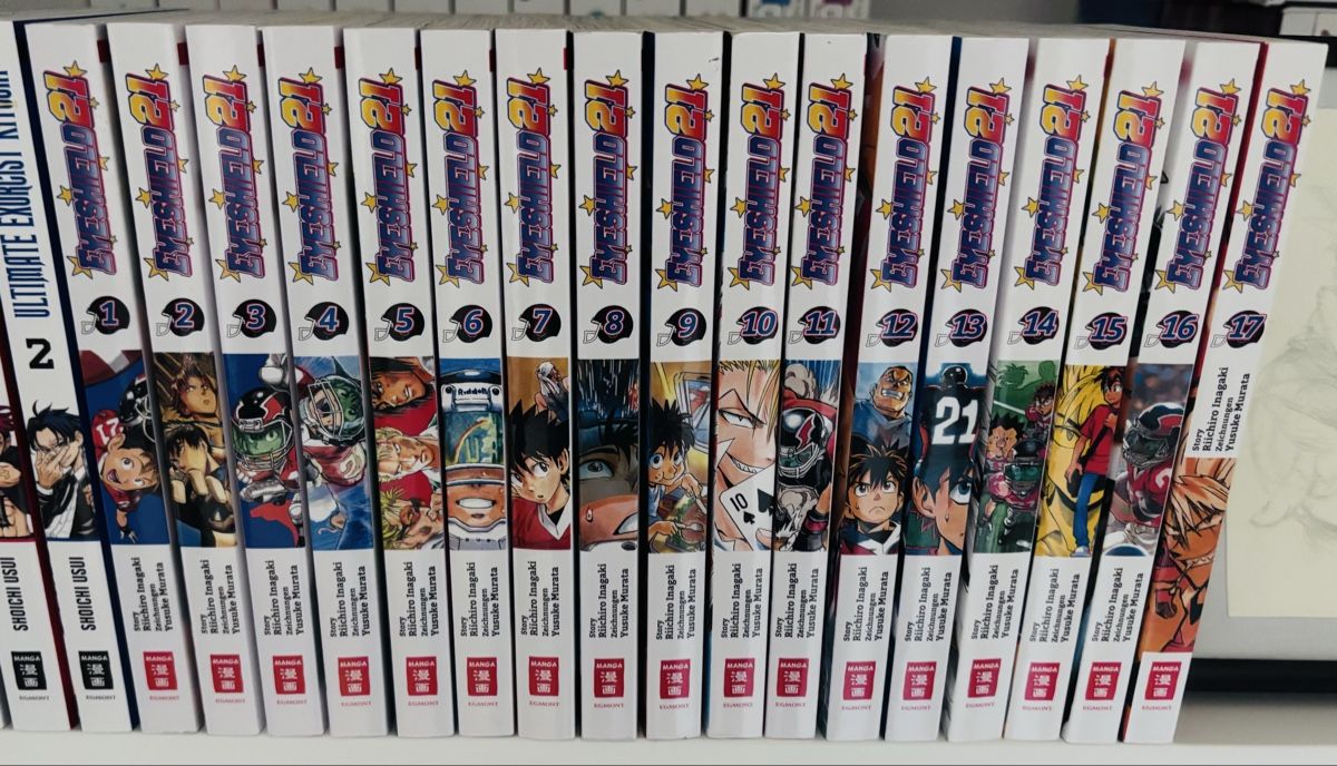 Fumetti: Eyeshield 21 Band 1-17 Manga – Usato da Schänis venduto da davisbrck 3