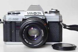 Minolta X-300 mit MD 50mm 1:1,7. sehr guter Zustand