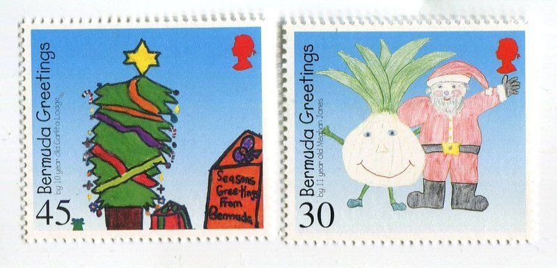Tous les timbres: Briefmarken "Weihnachtsmann". Bermuda. – Neuf avec emballage d'origine à Basel par Butsch5