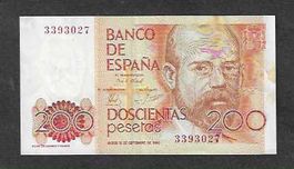 Spanien  200  Pesetas  1980  Gebraucht  95 %