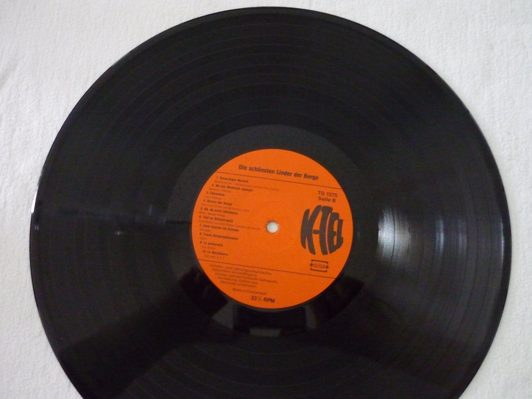 Dischi in vinile: Die schönsten Lieder der Berge Schallplatte – Usato da Vaduz venduto da red94angel 3