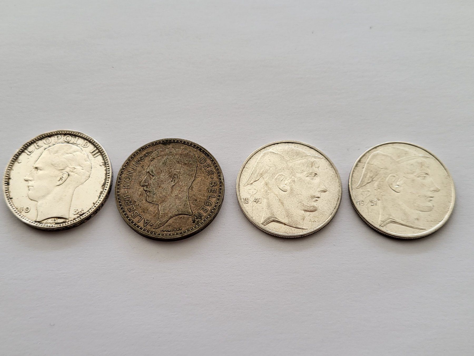 Tutti le monete: 4x 20 Francs Belgien Silber – Usato da Pravidondaz venduto da LVtik 2
