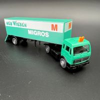 Mercedes LKW Sattelzug MIGROS 1:87 neu OVP Roskopf