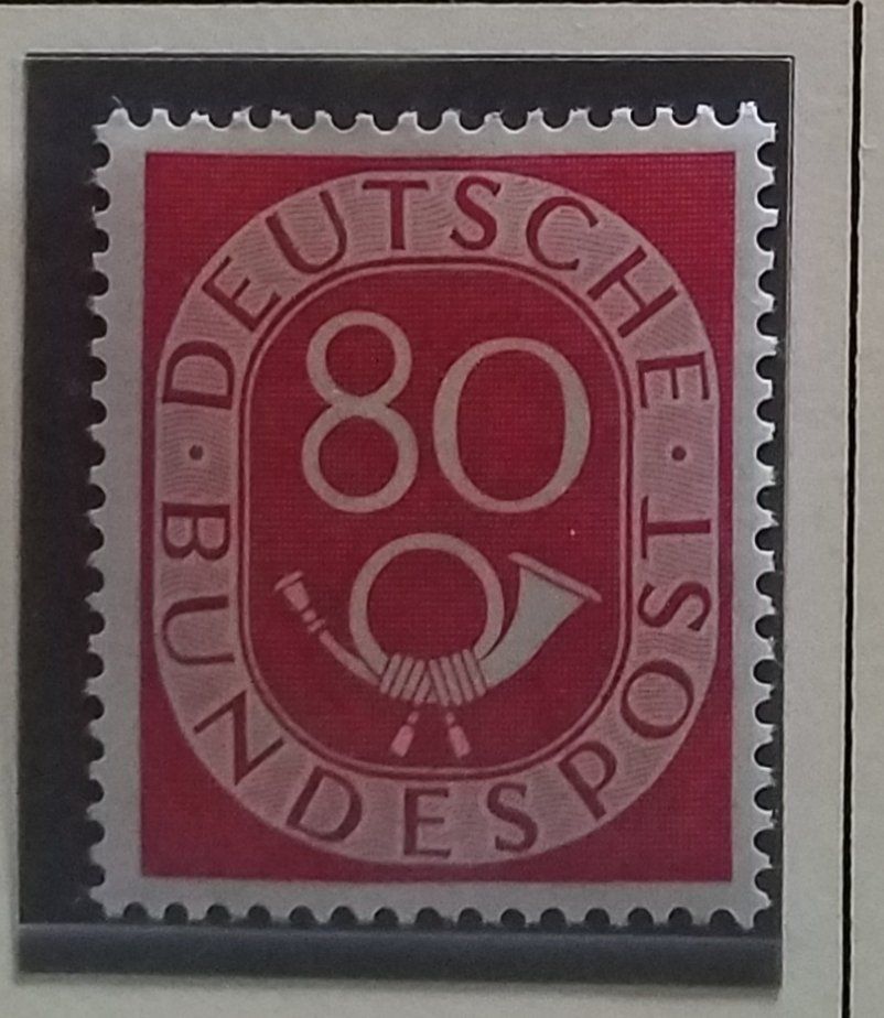 Tutti i francobolli: BRD, Nr. 137 Posthorn postfrisch Kt. 500.- – Usato da Baden venduto da Eggi