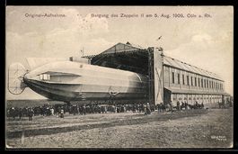 Cöln a. Rh., Bergung des Zeppelin II am