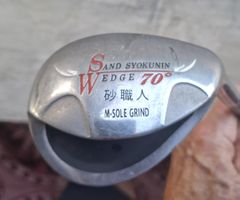 Sand Syokunin 70 degree sand wedge with M-Sole grind.