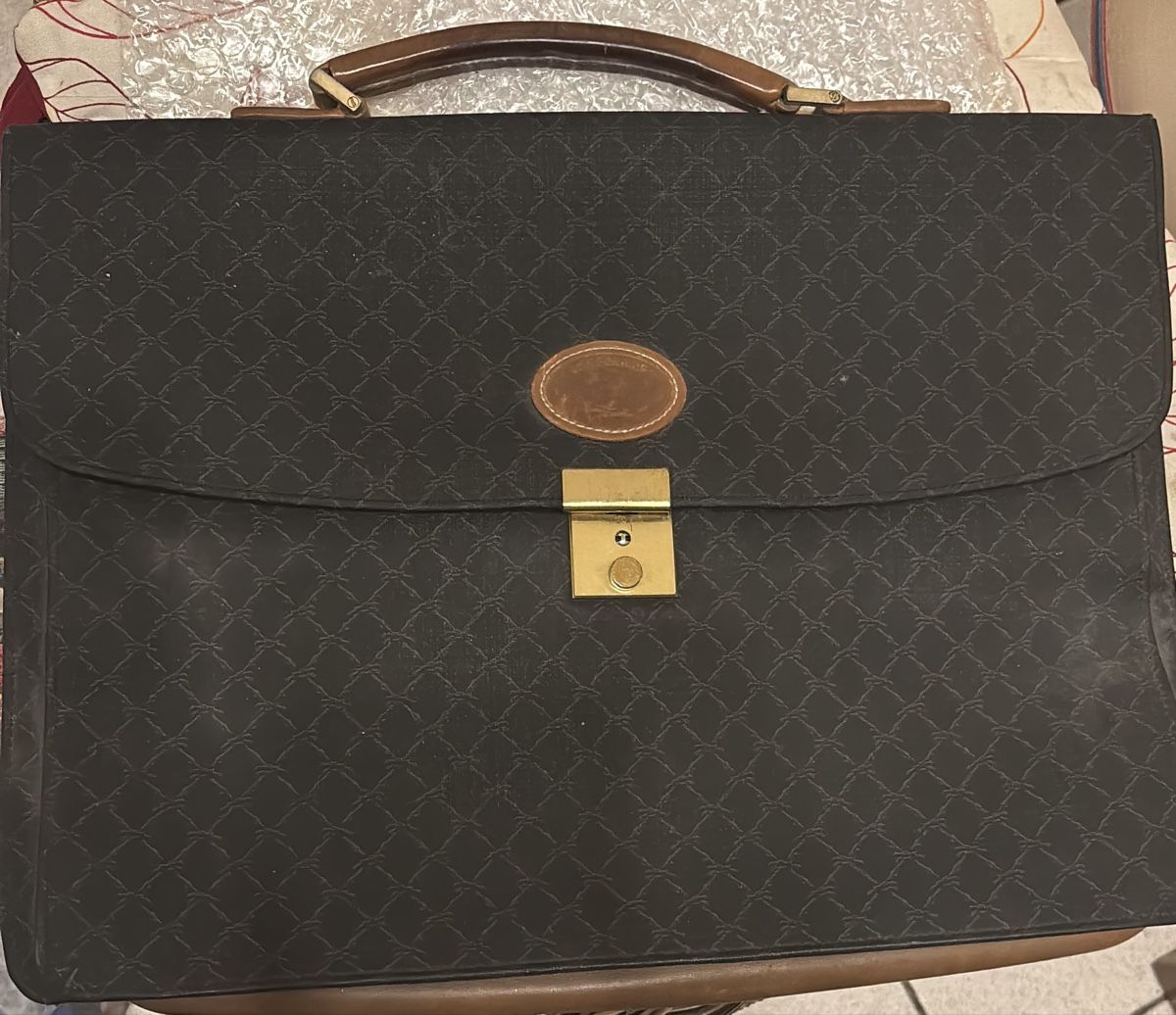 Longchamp Valigie & Borse: Porte documents Longchamp vintage, marron et noir – Usato da Genève venduto da ati_tj8f 1