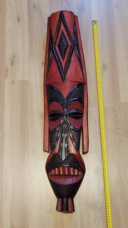 Internationale Kunst: Afrika Holzmaske  – Gebraucht aus Hinterforst von Metz69