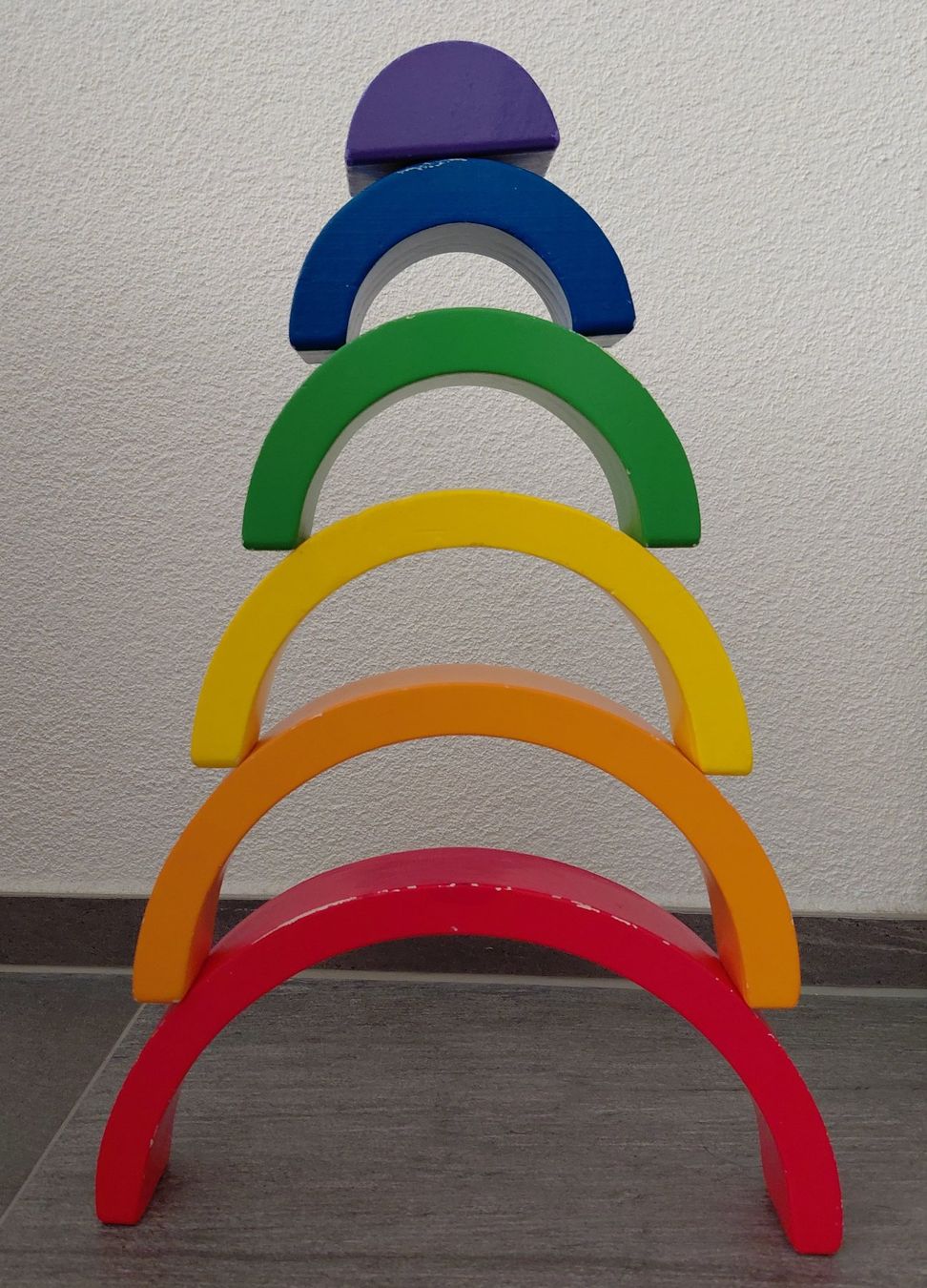 Giocattoli: Regenbogen aus Holz, 6 Teile – Usato da Fraubrunnen venduto da Ente2286 1
