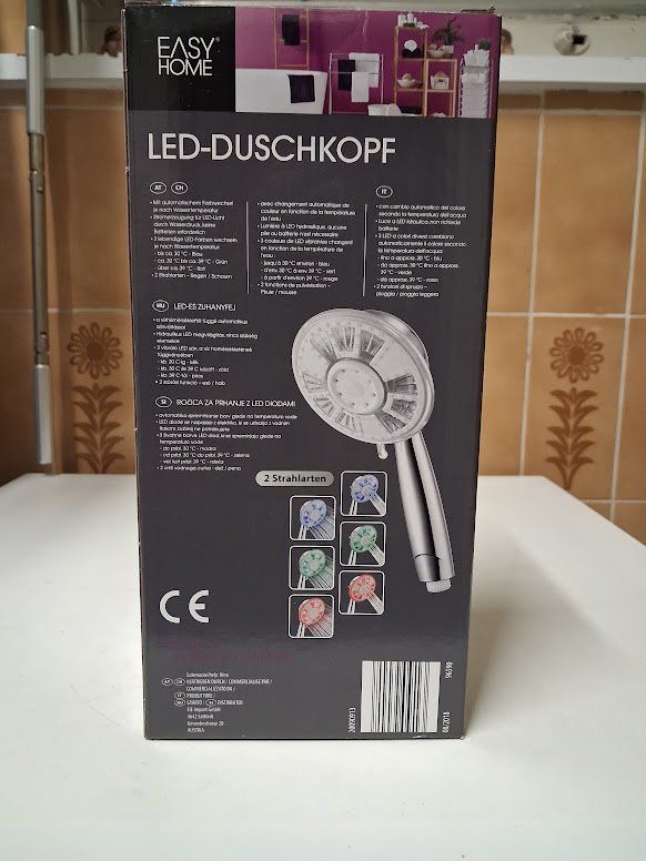 Soffioni doccia: Pommeau de douche led – Nuovo e nell'imballaggio originale da Genève venduto da Bell-47 1