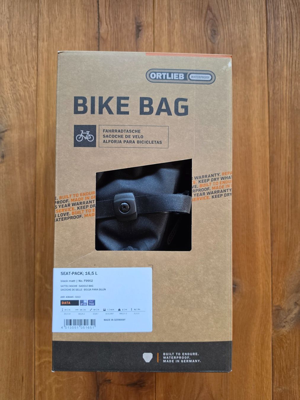 Ortlieb Pièces détachées: Satteltasche Ortlieb Seat-Pack 16.5lt – Neuf avec emballage d'origine à Grindelwald par Gemsberg96