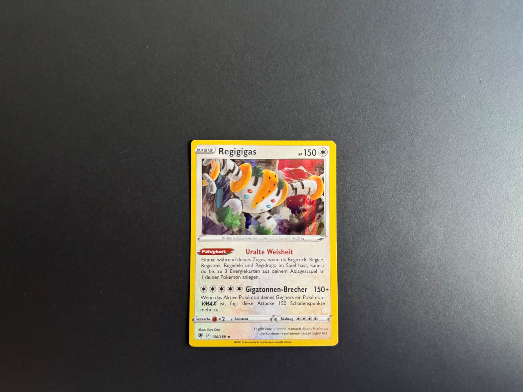 Pokémon Sammelbilder & Trading cards: Regigigas 130/189 – Gebraucht aus Zürich von mountainwizard00