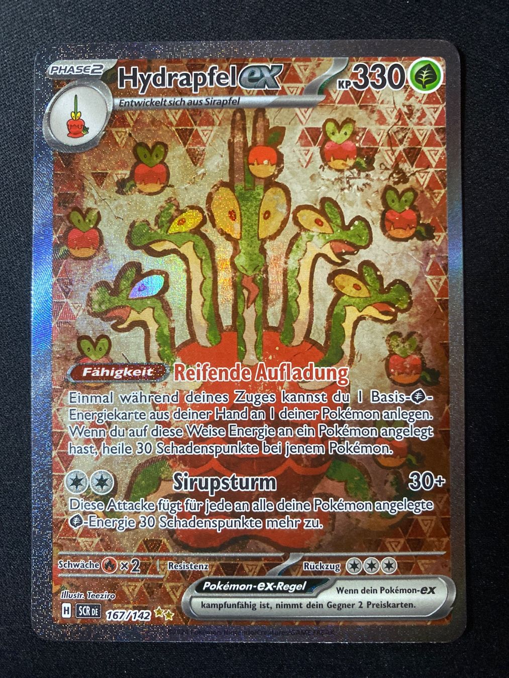 Pokémon Carte collezionabili: Hydrapfel ex 167 - Hydrapple ex - Stellar Crown - DE – Nuovo (secondo la descrizione) da Hausen AG venduto da Shrade