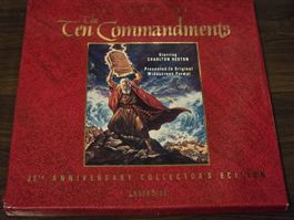The Ten Commandments Laserdisc - box set Charlton Heston