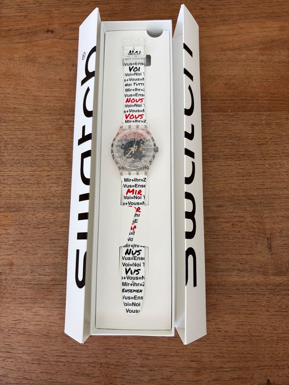 Swatch Orologi: Swatch Aktionärsuhr – Nuovo e nell'imballaggio originale da Fällanden venduto da Ojsi