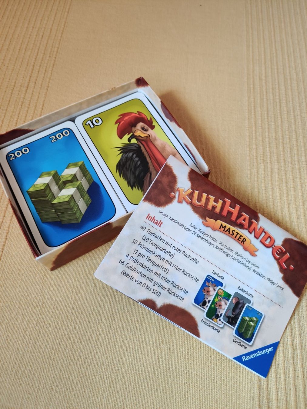 Spiele: Kuhhandel Master, Kartenspiel Ravensburger – Gebraucht aus Schachen b. Reute von  2