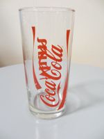 Coca Cola Glass "Mmm...Coca-Cola" rot/weiss Druck