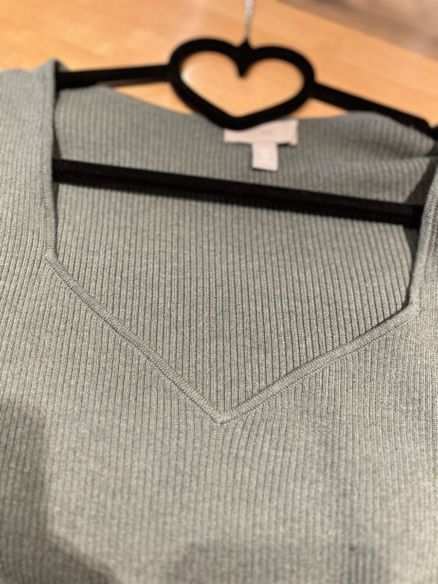 H&M Vestiti: H&M schönes Strickkleid grün L – Usato da Rüdlingen venduto da Lichee 1