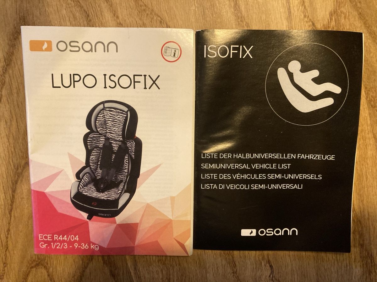 Osann Seggiolini per auto: Osann Autokindersitz, 9-36 Kg – Usato da Brugg AG venduto da Tobiz 2