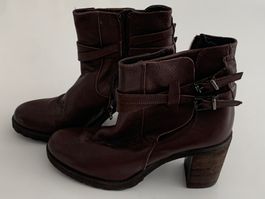 Damen Stiefeletten | braun | Gr. 39 | Leder | Minelli