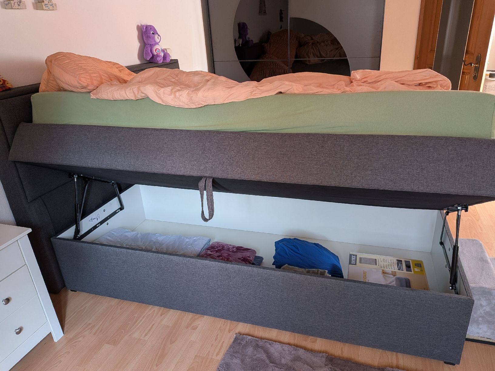 Conforama Betten: Boxspringbett 160x200 grau – Gebraucht aus Glattfelden von ayl_zst9 3