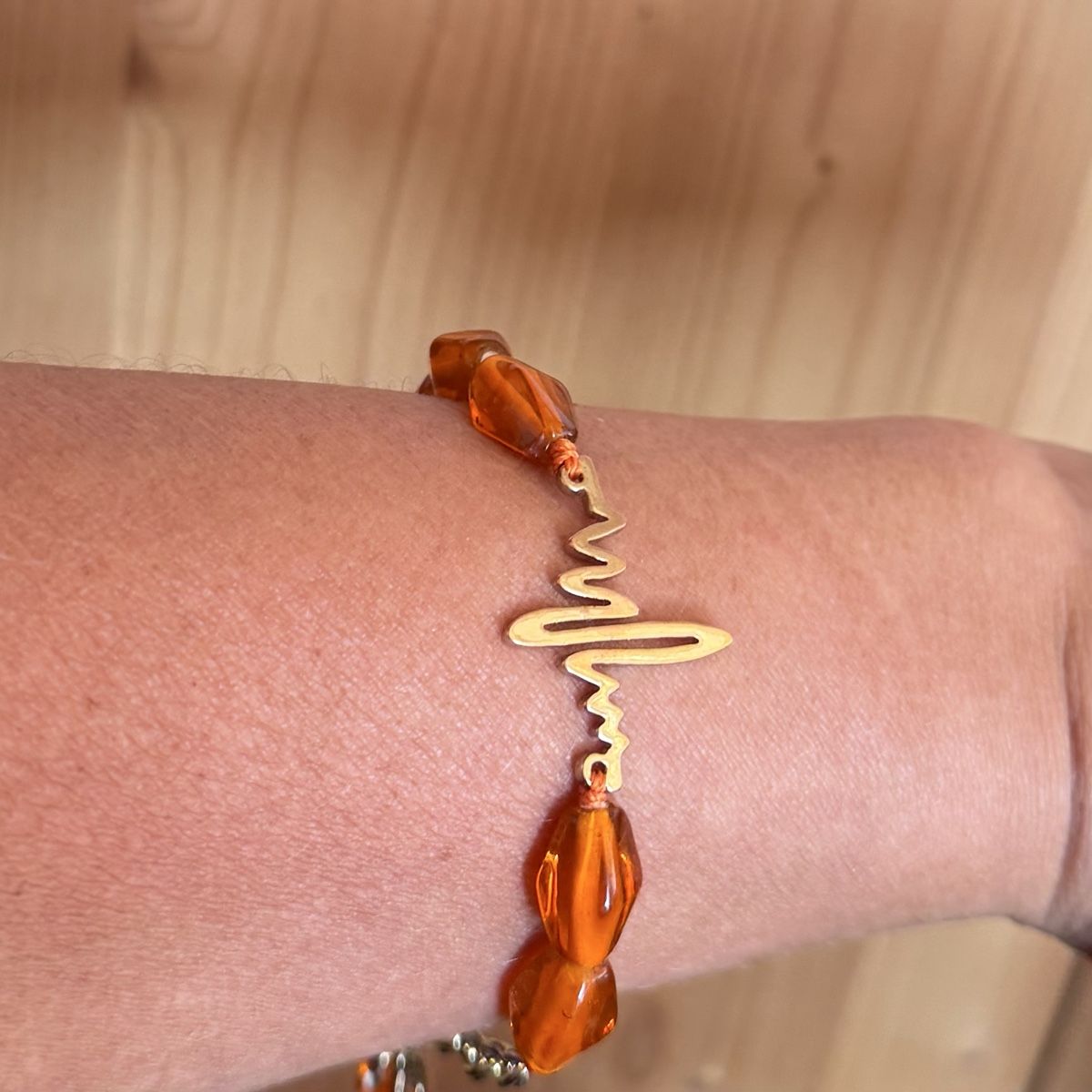 Bracelets: Armband mit Glasperlen – D'occasion à Donat par troja007 1