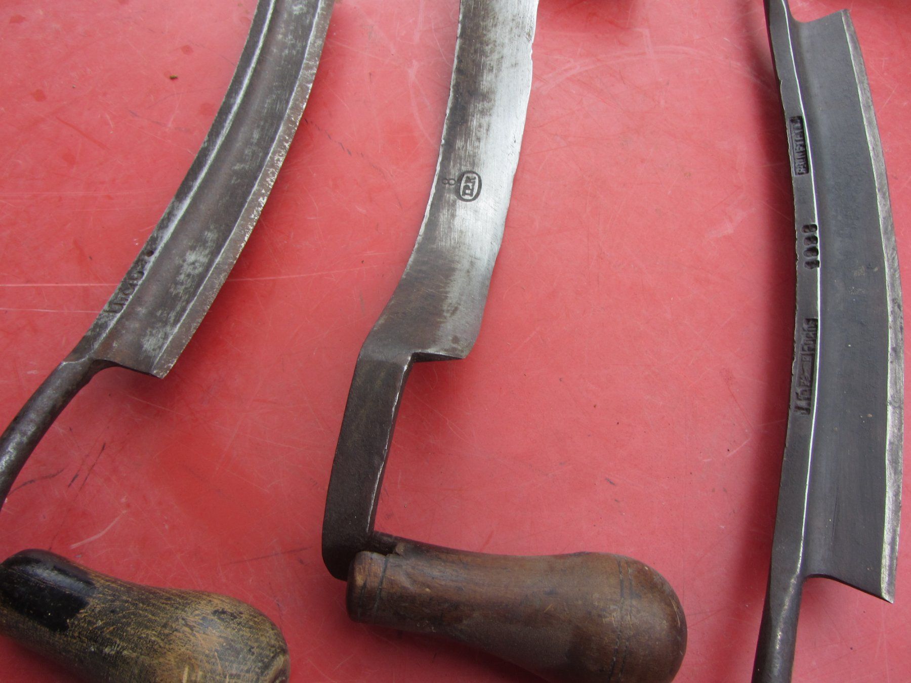 Besteck: 3 antike Zug - Schälmesser / Gemarkt – Gebraucht aus Wolfhalden von Quiria68 1