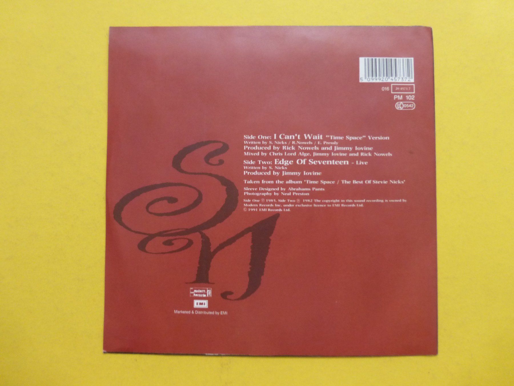 Dischi in vinile: Stevie Nicks – I Can't Wait – Usato da Zürich venduto da Swiss57 1