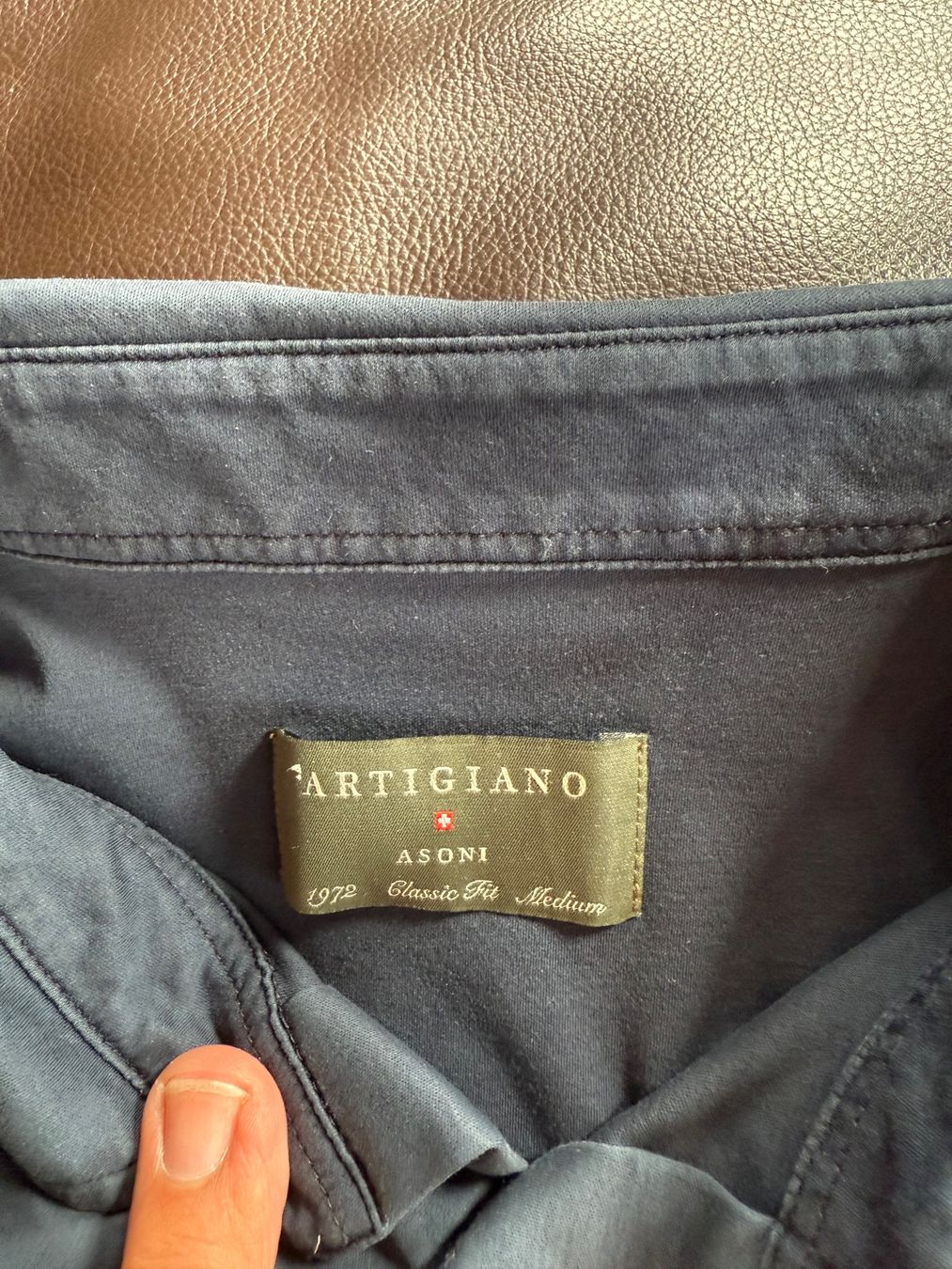 Camicie: Artigiano Asoni Herrenhemd – Usato da Meggen venduto da sennaoliver 1