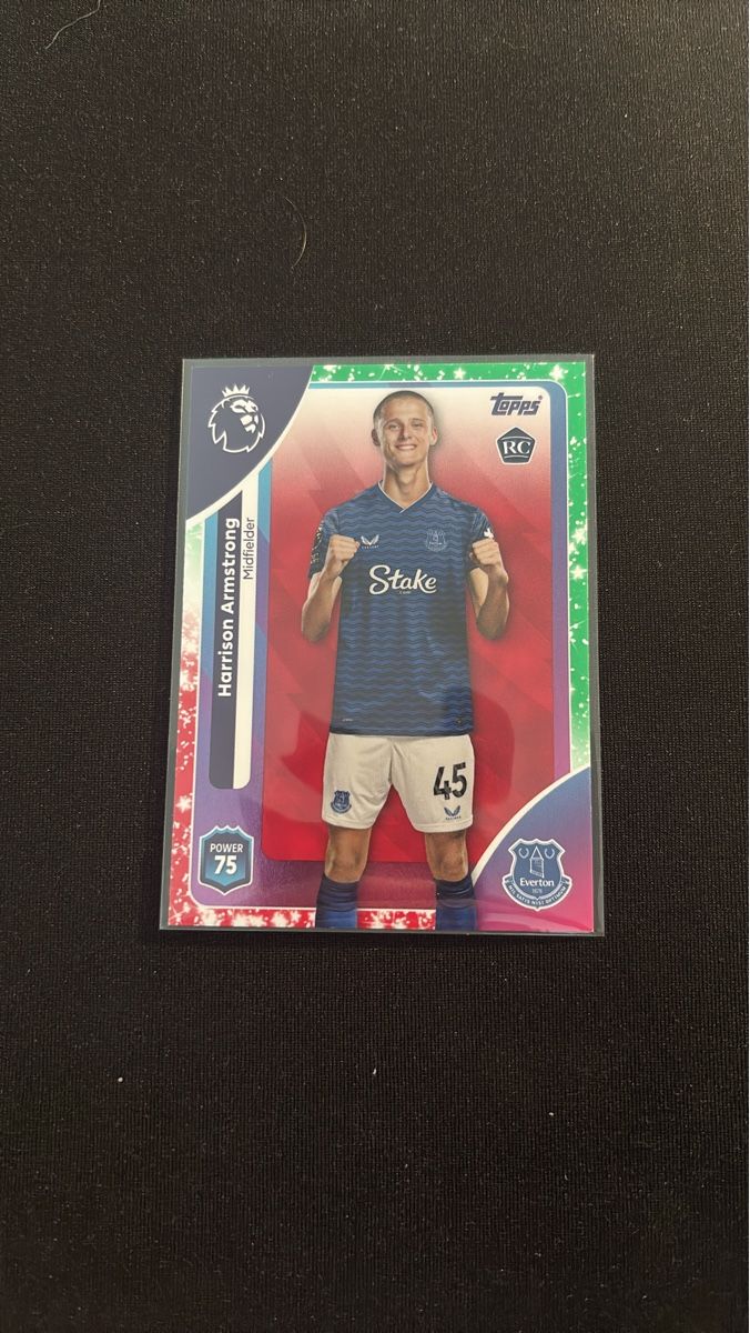 Topps Carte collezionabili: Harrison Armstrong - Topps RC - Everton - PL – Usato da Kaiseraugst venduto da Baum_12