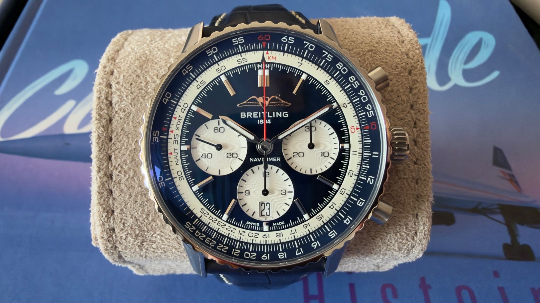 Breitling Uhren: Breitling Navitimer Concorde - Neu Full Set Stickers – Neu und originalverpackt aus Pully von avabzh 1