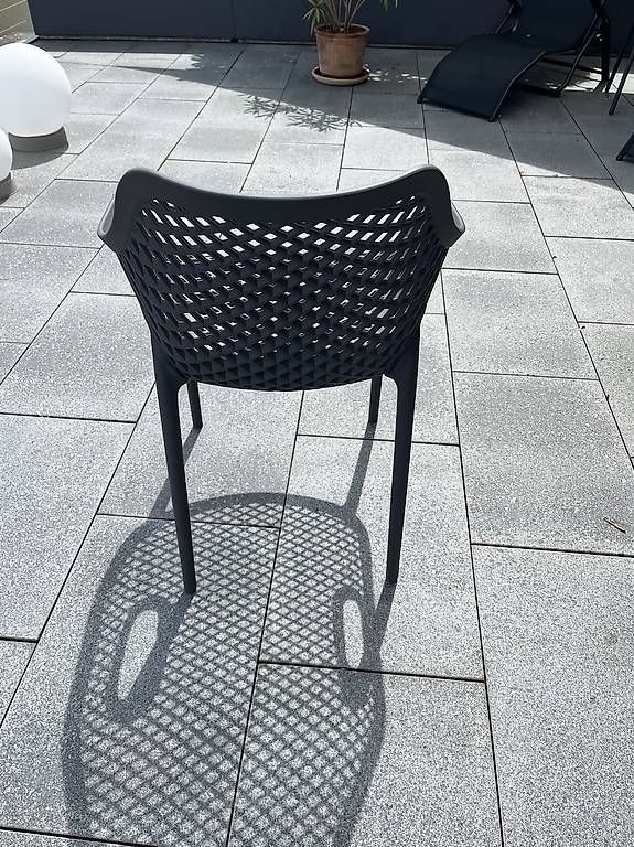 Sedie: Gartenstuhl – 4er Set in Anthrazit – Nuovo (secondo la descrizione) da Stetten SH venduto da Sarasay123 2