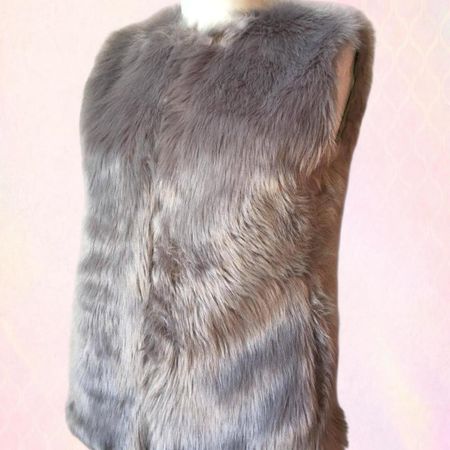 Gilet fausse fourrure Bershka