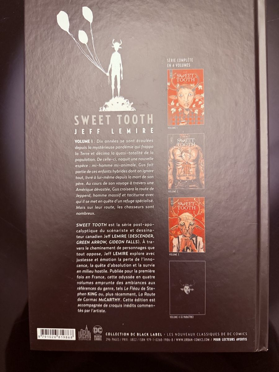 Fumetti: Sweet Tooth, volume 1 (Jeff Lemire) – Usato da Nyon venduto da Alex017 1