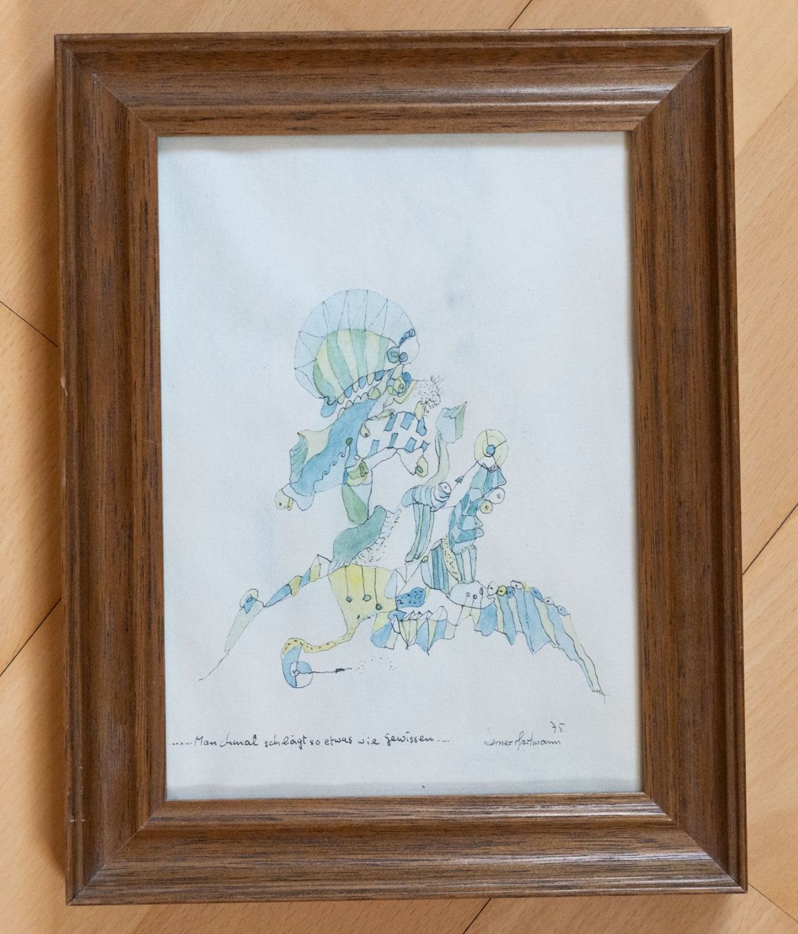 Dipinti: Werner Hartmann Original – Usato da Rüti ZH venduto da artcube 1