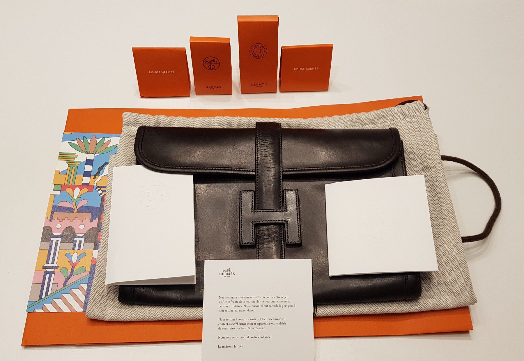 Hermès Borse da donna: Hermès Jige clutch – Usato da Zug venduto da LindaManga