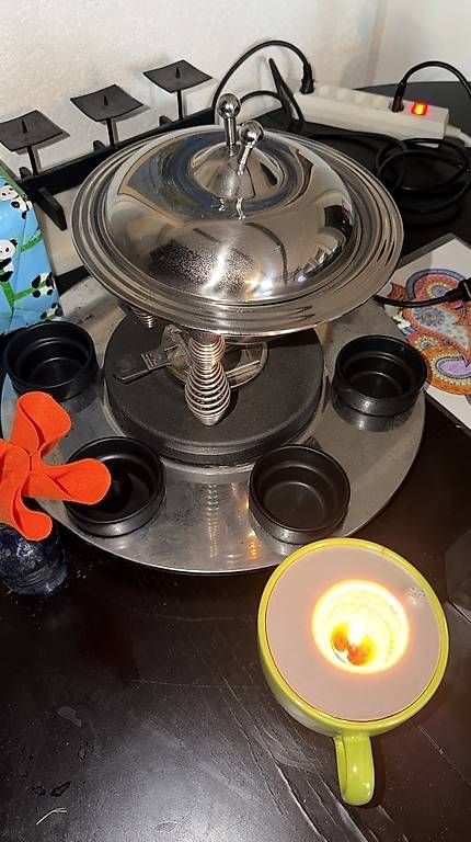 Elettrodomestici da cucina: Antikes Fondue Chinoise Set – Usato da Möhlin venduto da bat_29ql 3