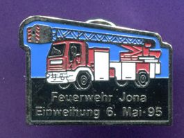 Feuerwehrauto  mit Drehleiter  JONA  6.Mai 1995