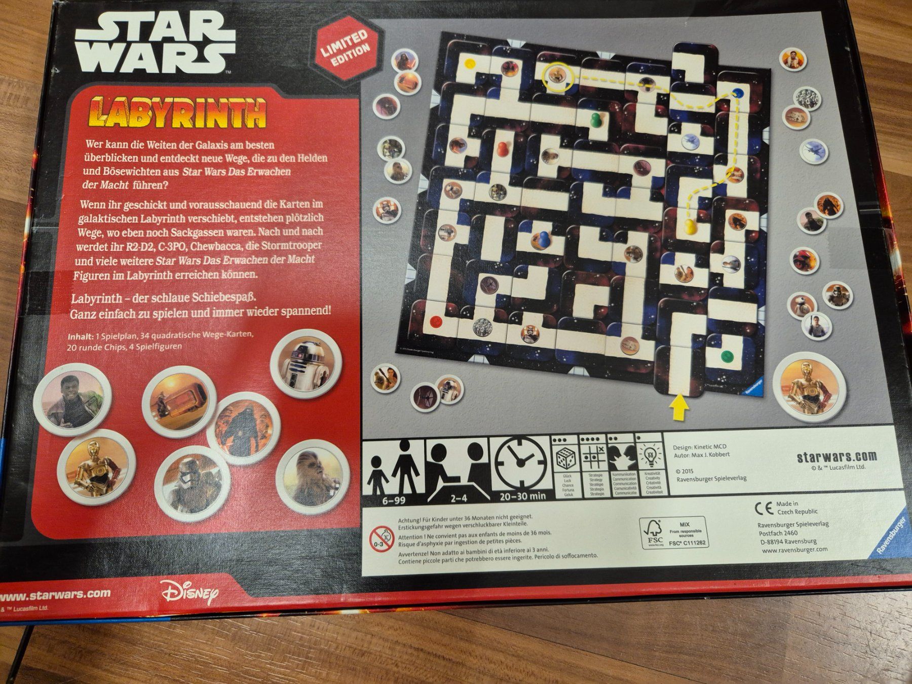 Jeux: Star Wars Labyrinth Brettspiel, Limited Edition, L19 – D'occasion à Schwarzenburg par Flamingo07 1