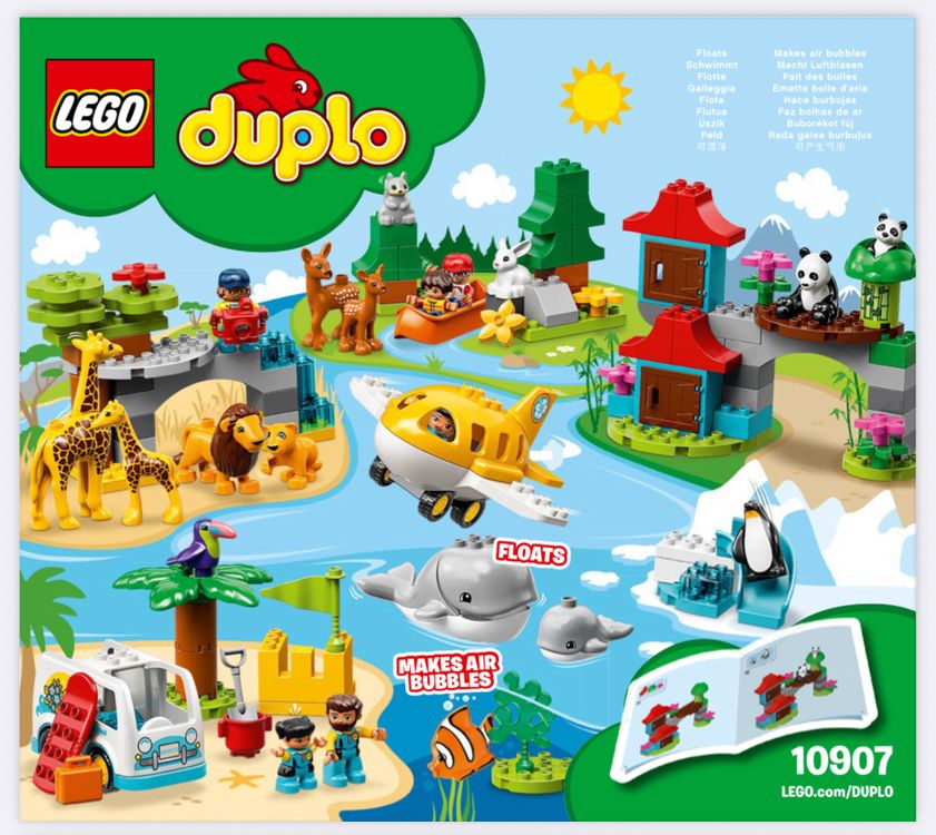 LEGO DUPLO 10907 Tiere der Welt (Gebraucht) in Ruswil für CHF 88 – nur ...
