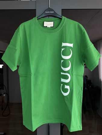 Original Gucci T-Shirt, Grün, Grösse M 