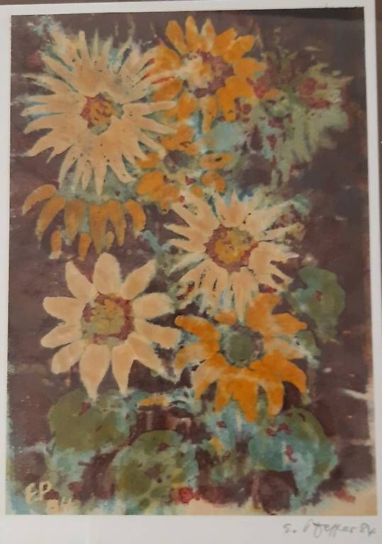 Tableaux: Aquarell Sonnenblumen – D'occasion à Schaan par jud_59jg