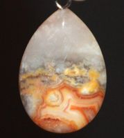 Anhänger L-9734 – Crazy Achat 22x16mm