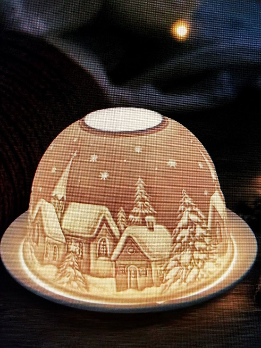 Toutes les décorations: 👀 Winterdorf  3D Licht Bild mit Teelicht – Neuf avec emballage d'origine à langenthal par Jordi04