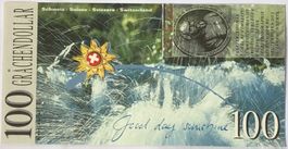 Grächendollar 100 Franken-Note 1996