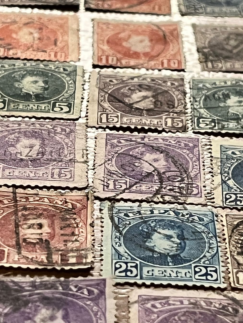 Alle Briefmarken: Lot Seltene Briefmarken Spanien – Gebraucht aus Zürich von engebrunau 3