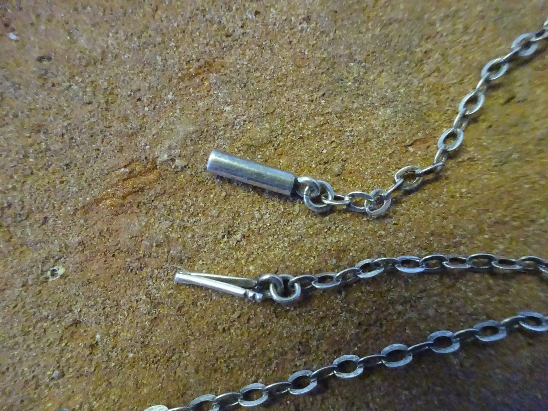 Catenine: Kette Jugendstil Almandin / 800 Silber – Usato da Esslingen venduto da FetteSchnecke 6