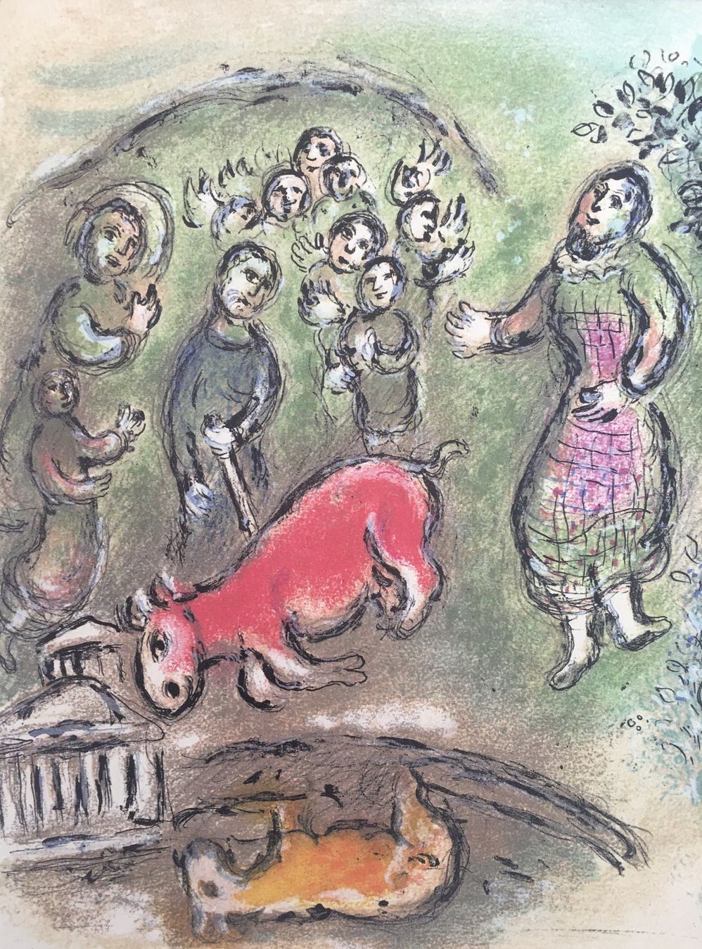 Grafica & Litografie: Marc Chagall "Homer Die Odyssee" 3 Lithographien – Usato da Nennigkofen venduto da waltraub 1